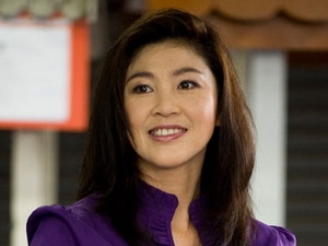 Tân Thủ tướng Thái Lan Yingluck Shinawatra.